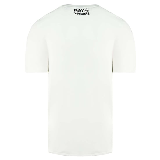 Puma x Mr. Doodle Short Sleeve Crew Neck White Mens T-Shirt 530650 02