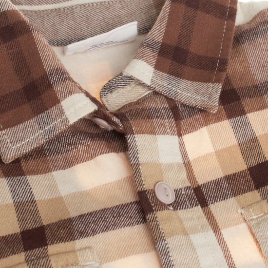 453164 Boys' Button-Down Flannel Shirt
