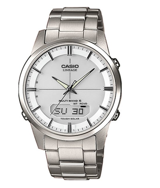 Casio Waveceptor Men's Silver Watch LCW-M170TD-7AER - Image 1