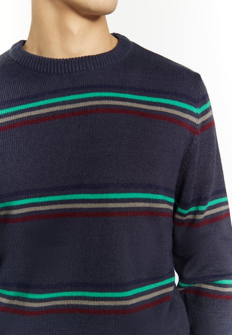 Mo Jumper Heren Navy Veelkleurig - Image 5