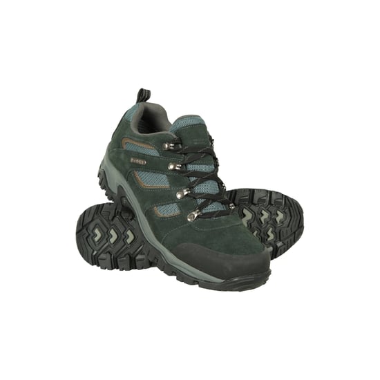 Mountain Warehouse Mens Voyage Suede Waterproof Walking Shoes (Black) - Image 6