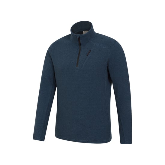 Mountain Warehouse Heren Ridge Half Zip Fleece Top (Blauw) - Image 2