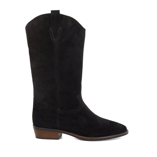 Dune Ladies Prickles - Low Block Heel Cowboy Boots