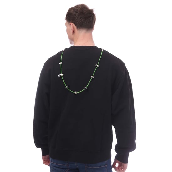 Men's Ambush Stoppers Crewneck Sweatshirt in black green - Image 2