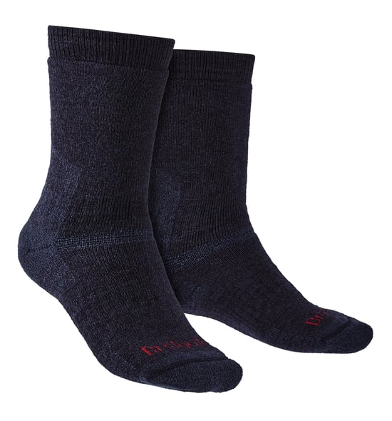 Bridgedale - Mens Outdoor Merino Wool Knee High Socks - Navy - Image 1