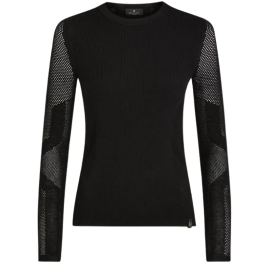 Belstaff Kai Crewneck Long Sleeve Black T-Shirt