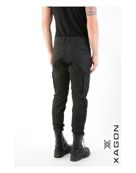 Xagon Trousers Cargo Men's Black - Image 4