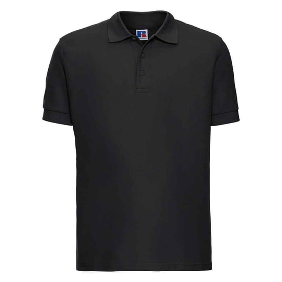 Russell Heren Ultimate Piqué Katoen Poloshirt (Zwart) - Image 1