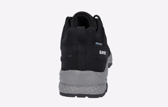 Hi-Tec Saunter WP Polyester Mesh Heren Zwarte Wandelschoenen - Image 3
