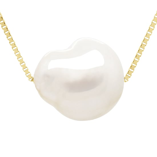 Necklace Real Cultured Freshwater Pearl Baroque 11-12 mm