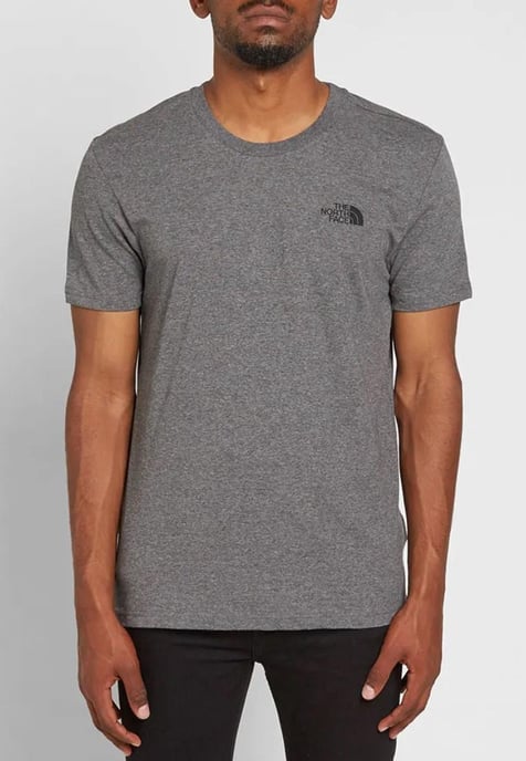 The North Face Heren SS Simple Dome T Shirt Grijs - Image 1