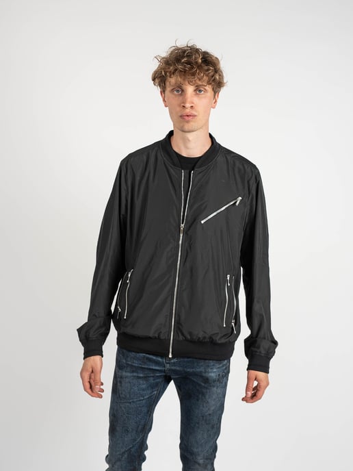Les Hommes Jacket Bomber Men's Black - Image 3
