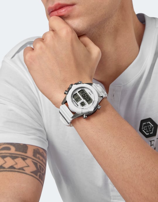 Philipp Plein The G.o.a.t. Unisex's White Watch PWFAA0121 - Image 4