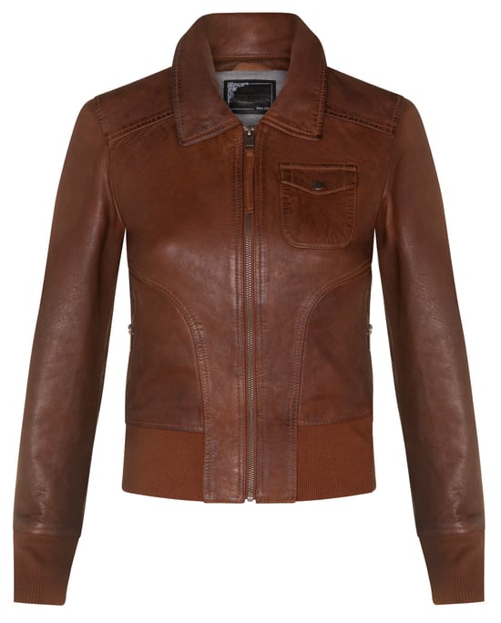 Ladies MA-1 Varsity Bomber Jacket-Modbury