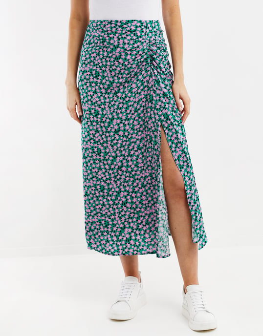 'Taz' Midi Skirt With Split