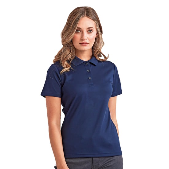 Premier Dames/Dames Duurzaam Poloshirt (Franse marine) - Image 2