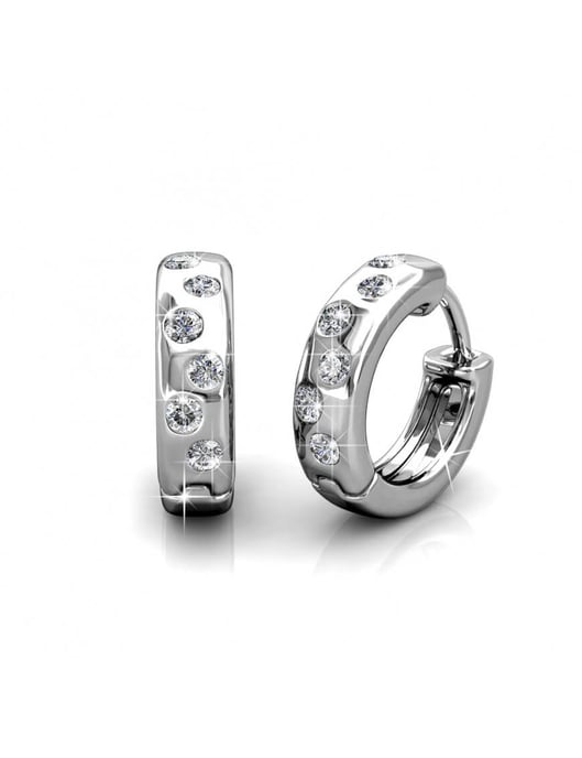 Joy örhängen - silver och kristall - Image 1