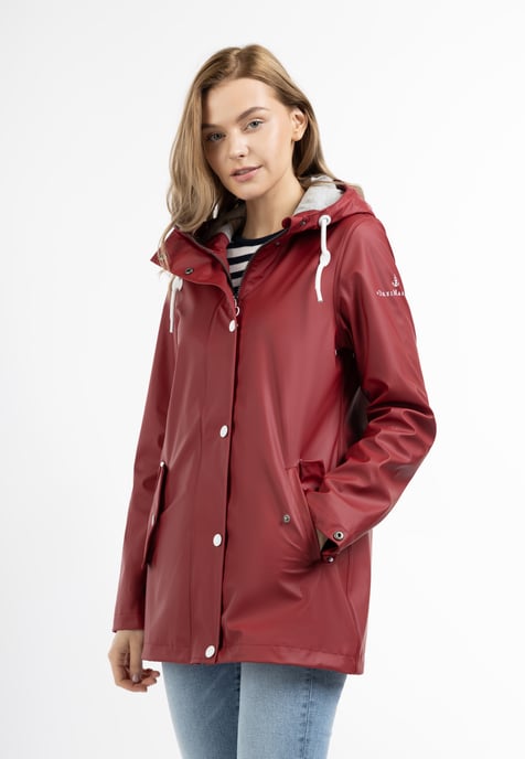 Dreimaster Regenjas Dames donkerrood - Image 2