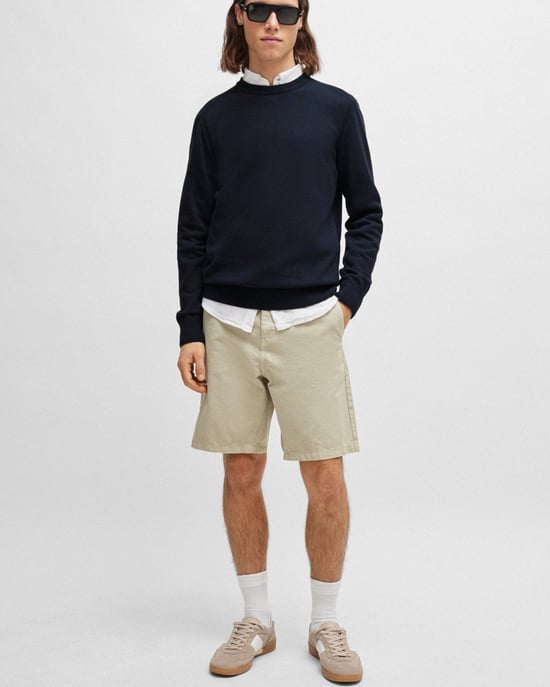 BOSS Orange Asac C Mens Crew Neck Jumper - Image 2