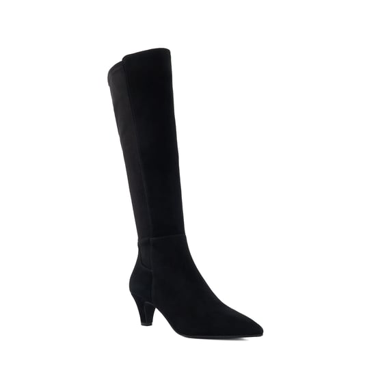 Dune Ladies Sera - Low Suede Knee-High Boots