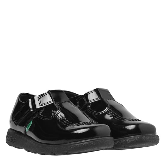 Kickers Girls Fragma T-Bar Shoes Junior Moc Toe - Image 3
