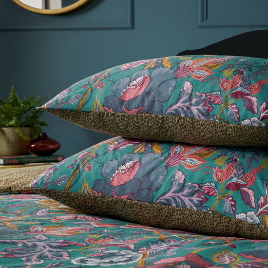 Viranai Exotic Floral Duvet Cover Set - Image 3