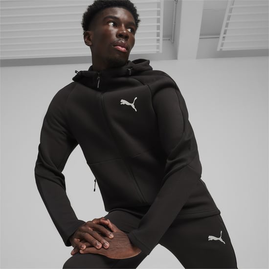 PUMA Mens EVOSTRIPE Full-Zip Hoodie