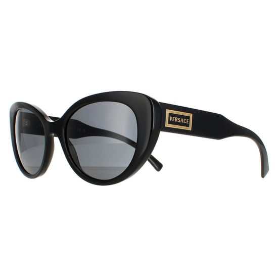Versace Cat Eye Womens Black Grey VE4378
