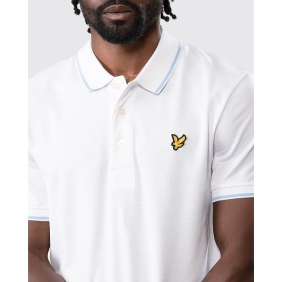 Lyle & Scott Tipped Mens Polo Shirt SP1524VOG - Image 5