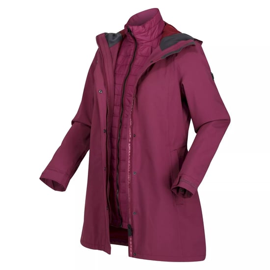 Regatta Womens/Ladies Denbury III 2 In 1 Waterproof Jacket (Amaranth Haze)