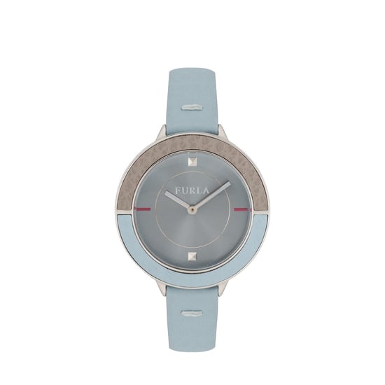 Club Round Watch 34 mm + Beze Furla AZZURRO b