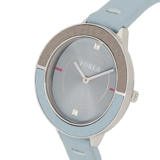Club Round Watch 34 mm + Beze Furla AZZURRO b