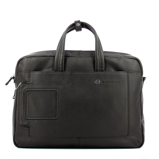 Dubbel handvat laptop aktetas Vibe 15.6 Piquadro TESTA MORO - Image 1
