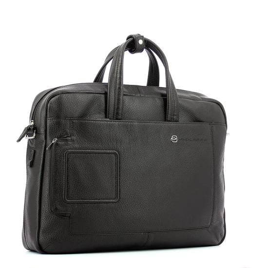 Dubbel handvat laptop aktetas Vibe 15.6 Piquadro TESTA MORO - Image 2
