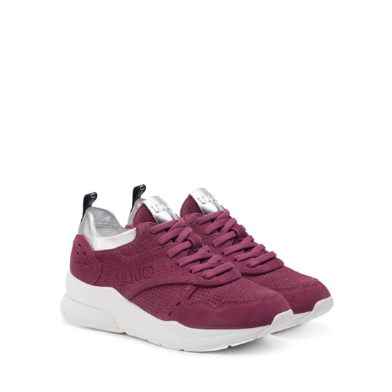 Lace Up Suede Sneakers Karlie Liu Jo WINE