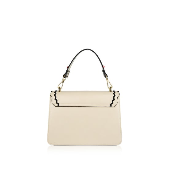 Handbag Gwen Flowers Pomikaki CREAM