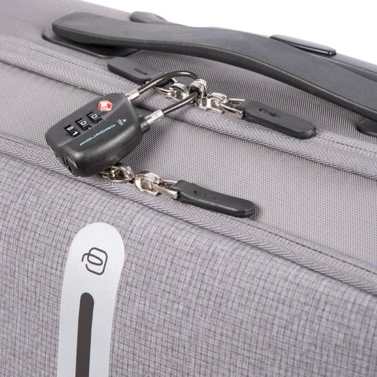 Ultra Slim Coleos Cabin Case Piquadro GRIGIO