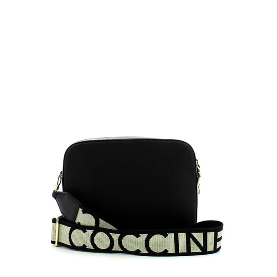 Mini Tebe Crossbody Bag in Leather Coccinelle NOIR