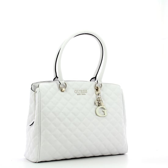 Quilted Carryall Melise Guess WHITE