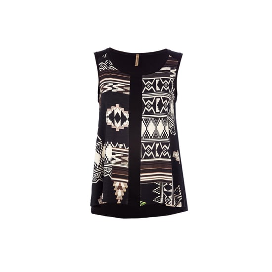 Sleeveless Jungle Print Top