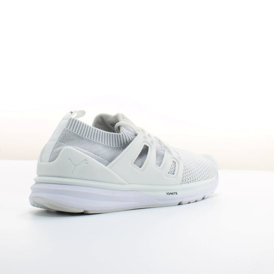 Puma B.O.G EvoKnit White Textile Mens Lace Up Trainers 363669 02