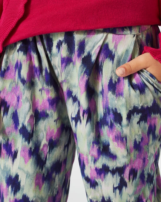Haze Print Jersey Trouser