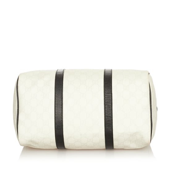 Vintage Gucci GG Supreme Joy Boston Bag White - Image 4