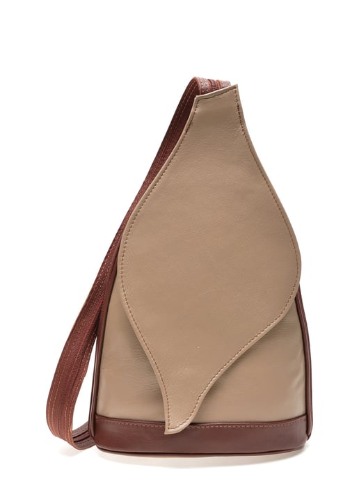 Renata Corsi SS22 RC 2205 Beige Leather Bag - Image 1