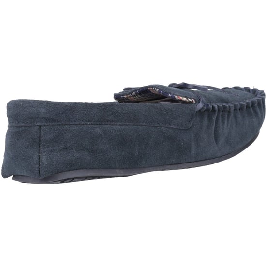 Hush Puppies Clyde Suede Tofflor i marinblå för män - Image 2