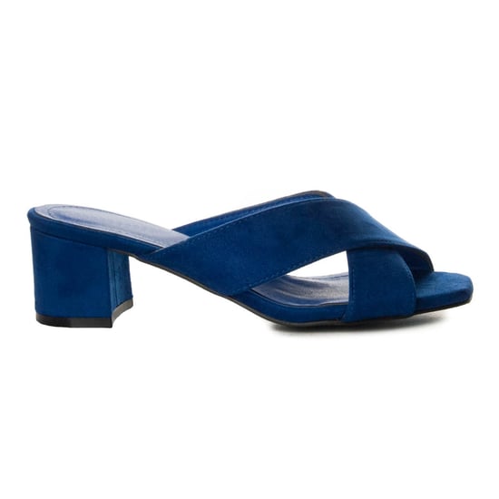 Confortable heel sandal Montevita in Blue