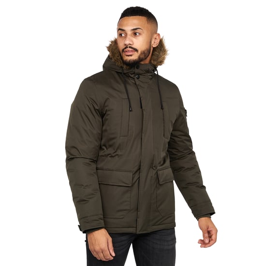 Crosshatch Parkmoore Parka för herrar (mörk oliv) - Image 4
