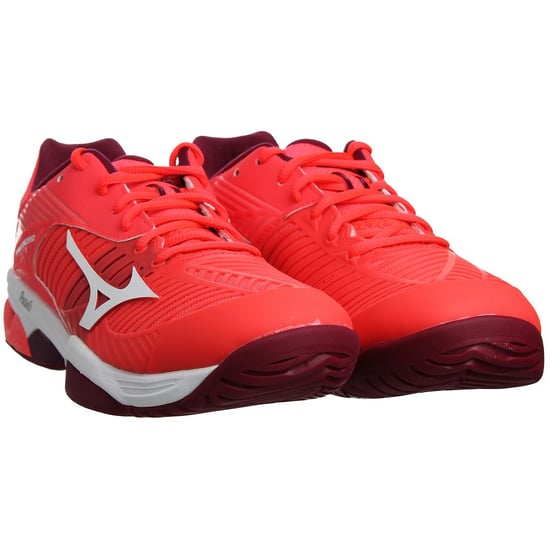 Mizuno Wave Exceed Tour 3 AC Womens Red Tennis Shoes - Image 1