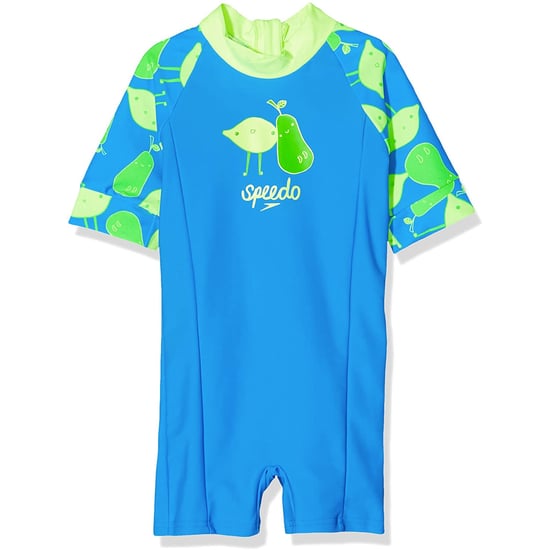 Speedo All In One Infant Swimsuit Blue/Green - 2 Years