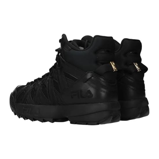 Fila Fabric Mens Black Shoes